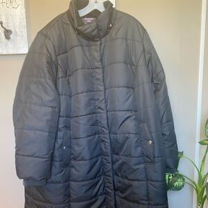 Roamans Women’s Plus Size Puffer Coat
